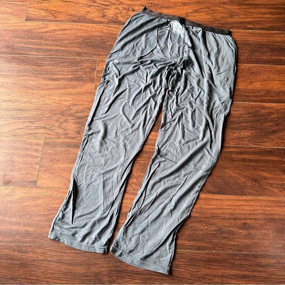 Comfortable Club Gray Green Pajamas Bottom Pants